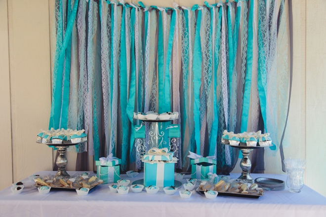 Tiffany & Co. themed bridal shower