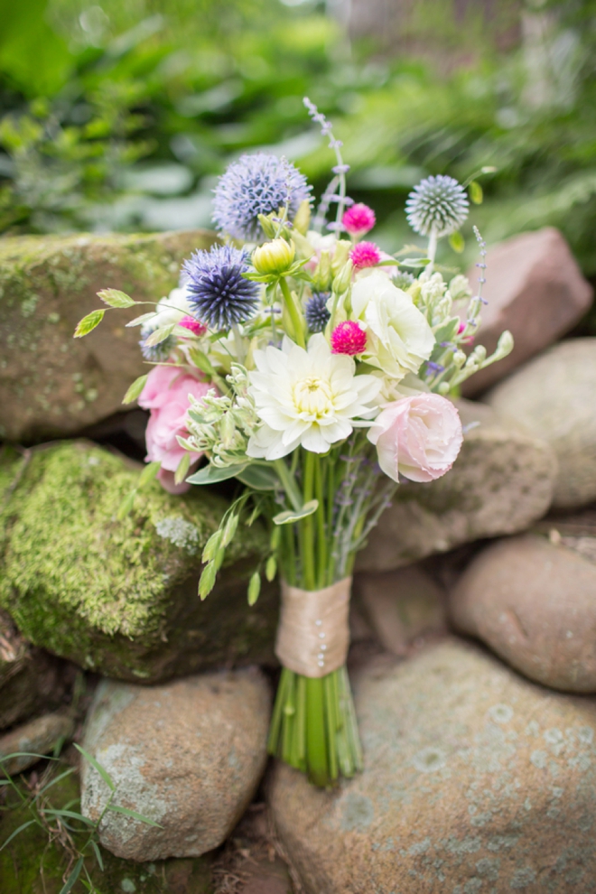 Wildflower wedding bouquet