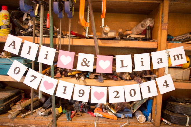 Barn wedding banner