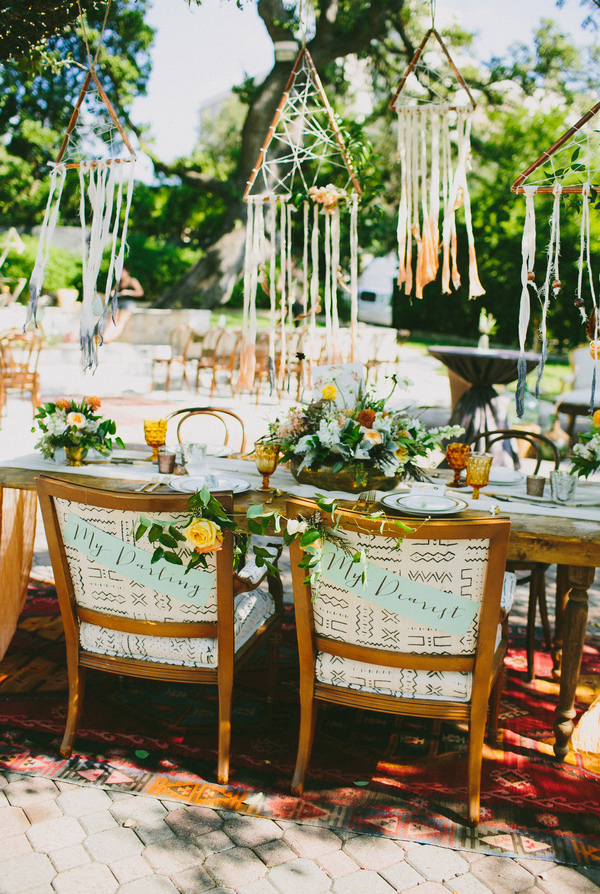 Indian Summer inspired tablescape