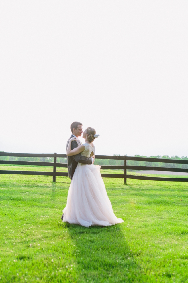 bride and groom portrait