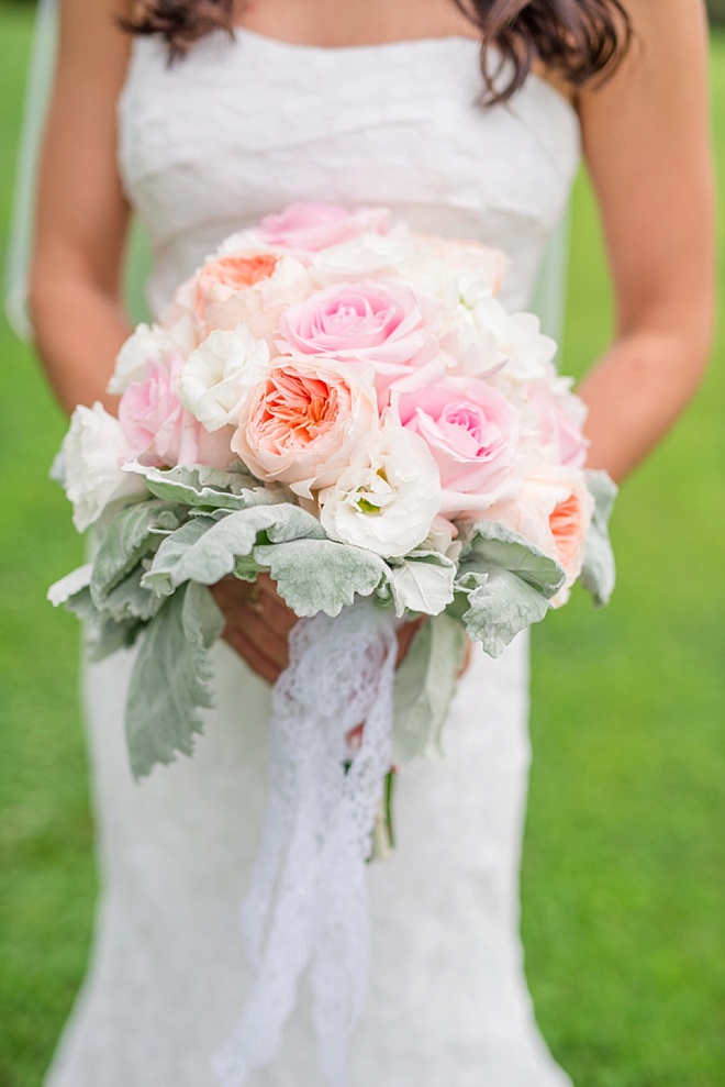 peony, rose and cabbage rose bouquet