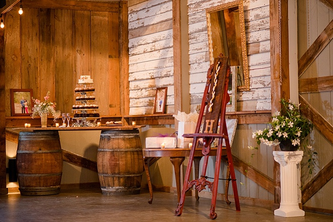DIY rustic barn wedding