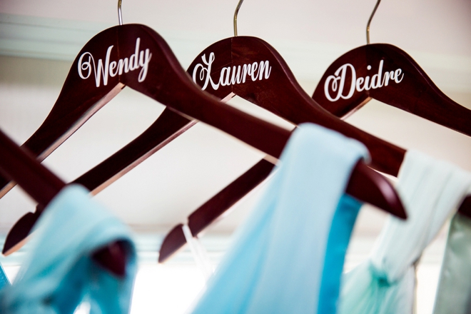 Wedding name hangers