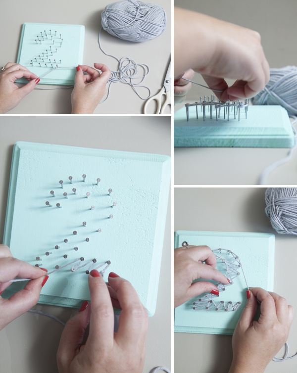 This is the easiest way to create your own string art, guarenteed.