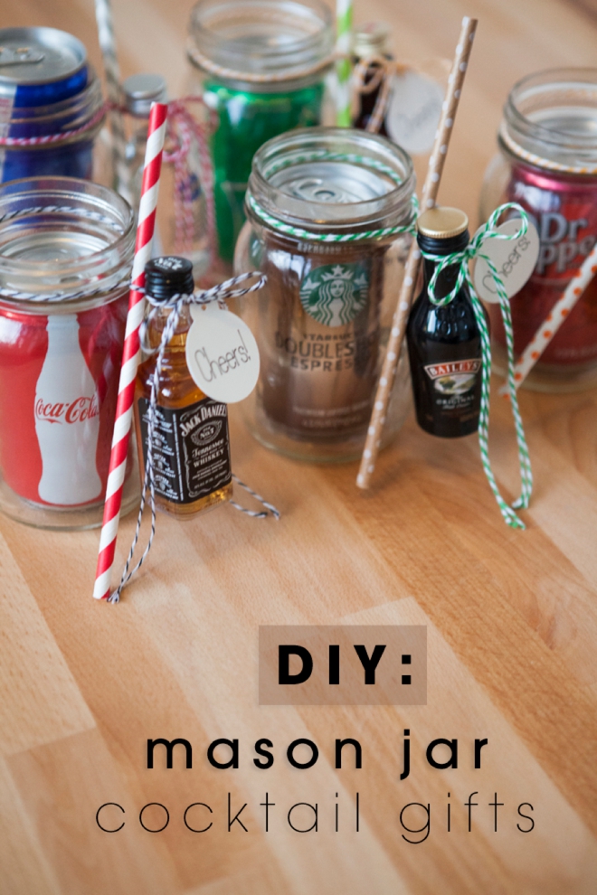 DIY // Cocktail Mason Jar Gift