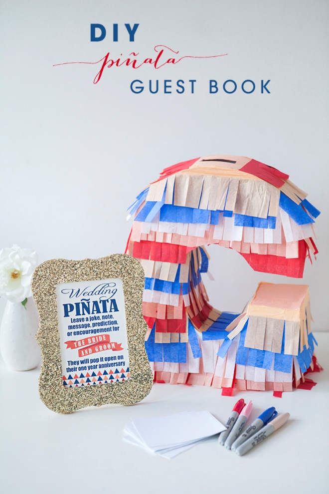 Learn How To Make Your Own Pinata Guest Book