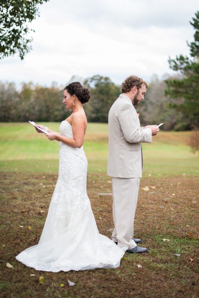 Wedding first look