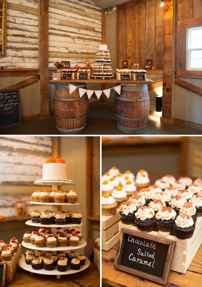 Fall wedding dessert bar