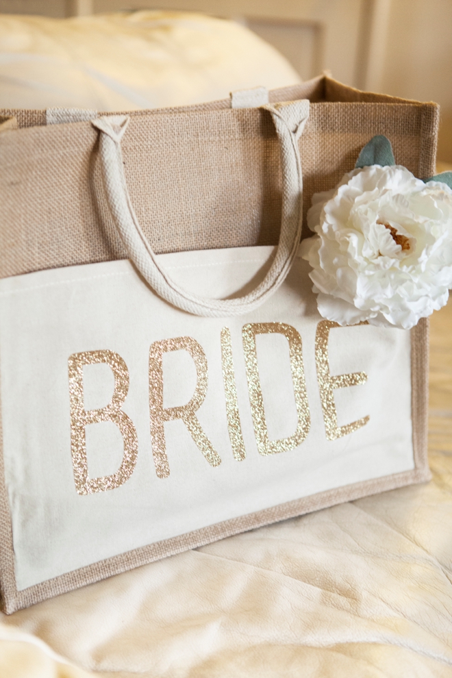 Gold Glitter I'm so Fancy Iron-on Vinyl Canvas Tote DIY