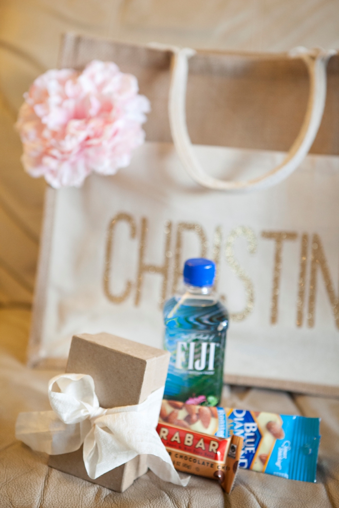 DIY Wedding - How to customize a tote bag with glitter iron-on material!