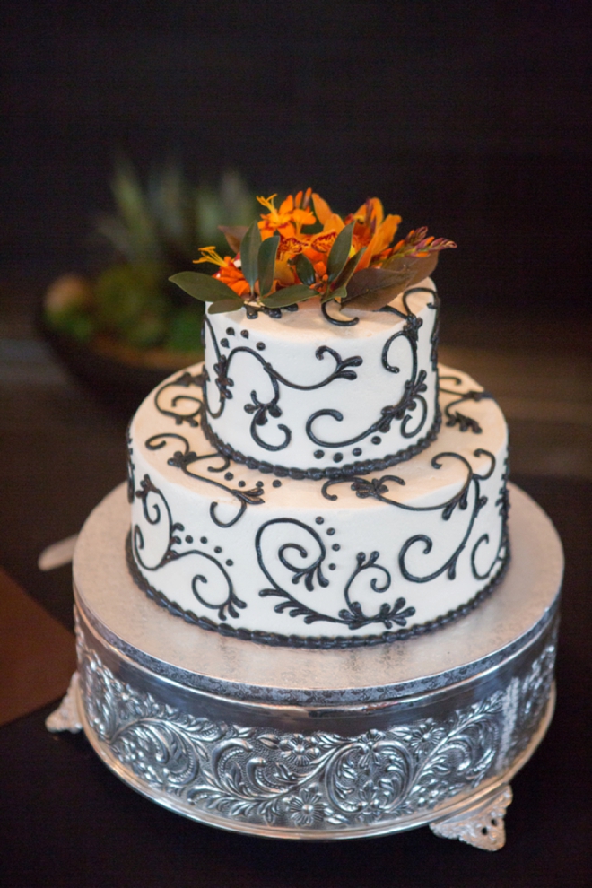 Fall wedding cake