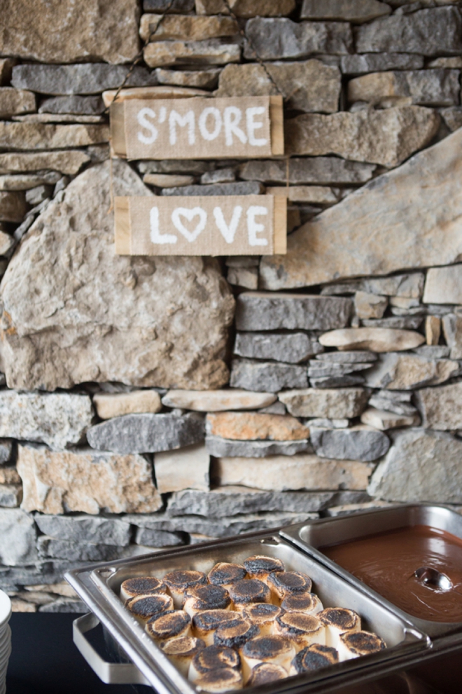 S'more Love - wedding s'mores bar