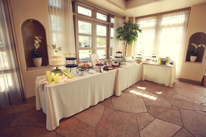 Wedding dessert table