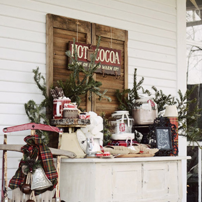 DIY hot cocoa bar