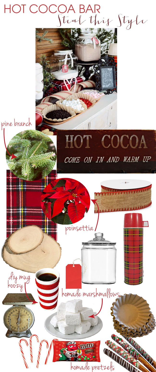 Steal This Style -- Hot Cocoa Bar!