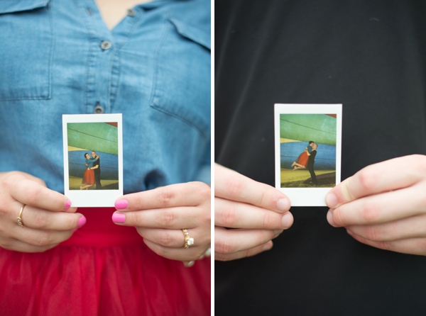 Hot air balloon engagement