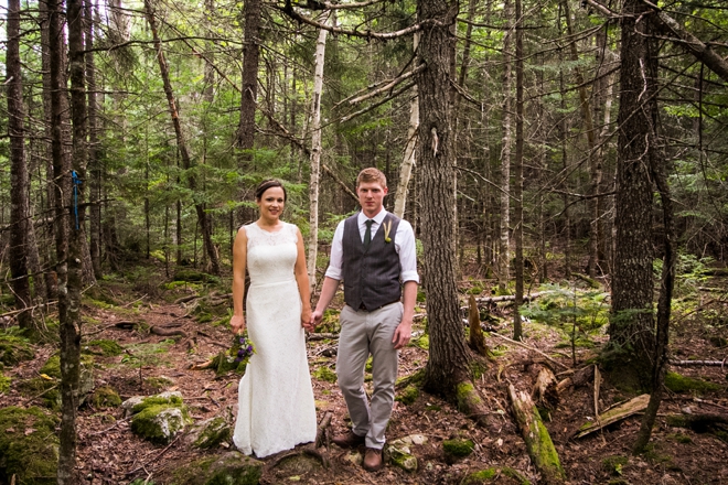 Beautiful DIY mountain wedding
