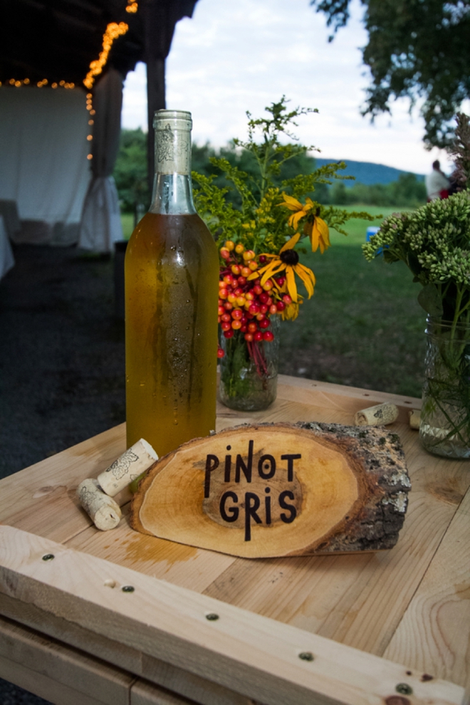 Pinot Gris for a mountain wedding