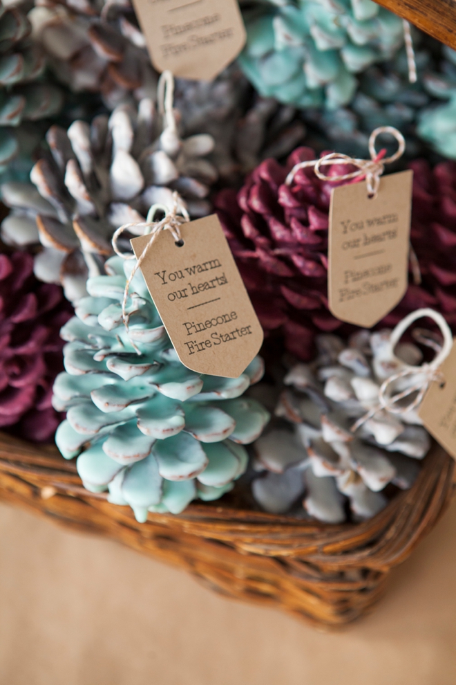 DIY - How to make Pinecone Fire Starter favors