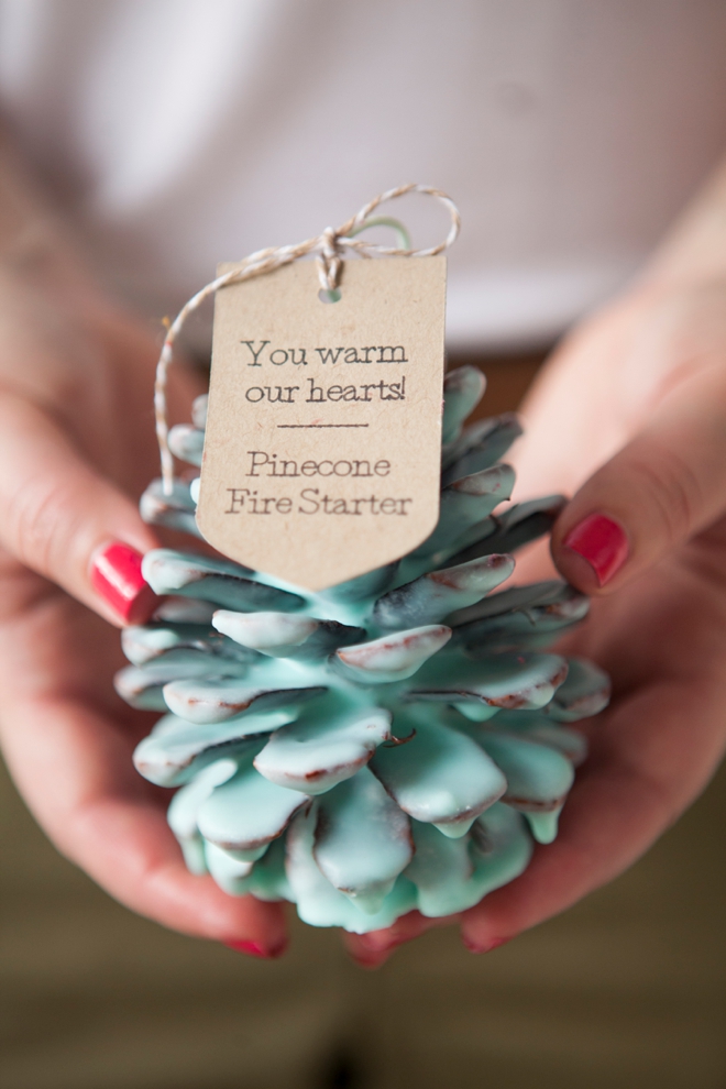 DIY - How to make Pinecone Fire Starter favors