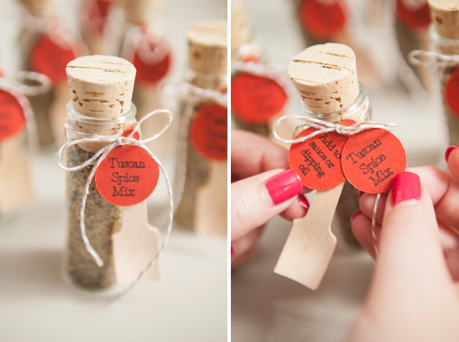 DIY Wedding Favors -- Tuscan Infusion Spice Mix!