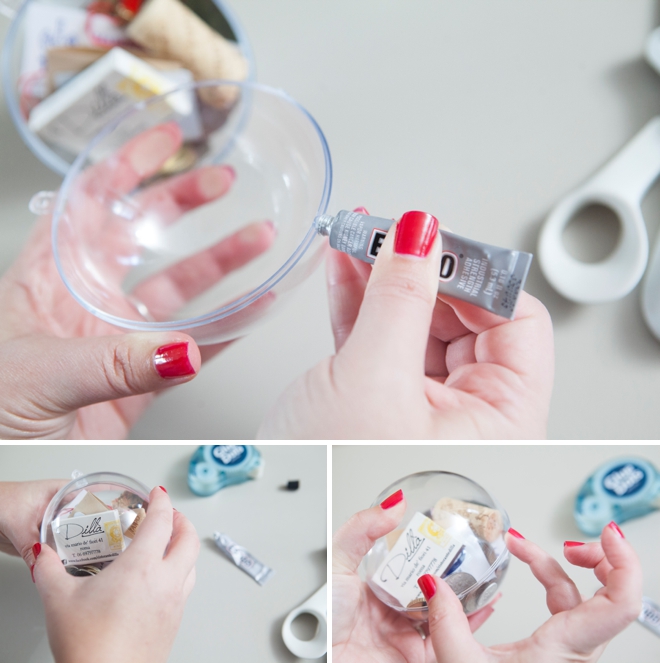 DIY - How to make a honeymoon keepsake ornament!