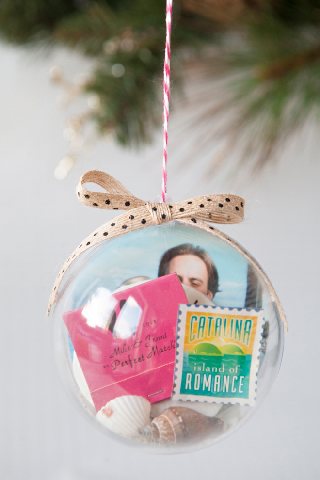DIY - How to make a wedding keepsake ornament!