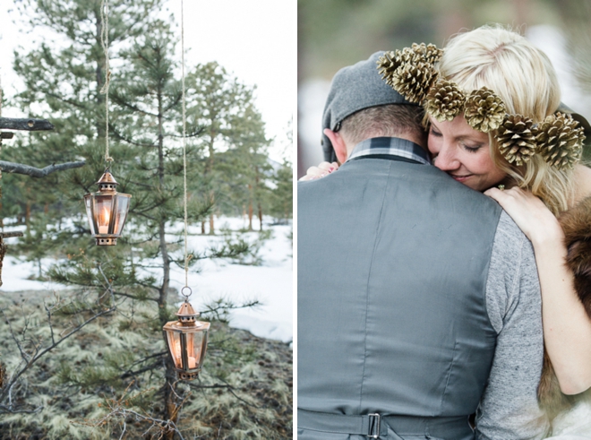 Winter Wonderland styled engagement shoot