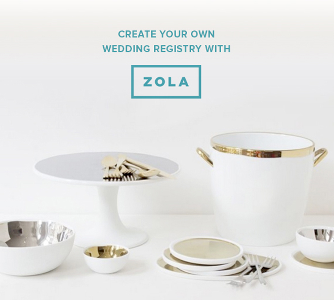 Zola - A wedding registry as beautiful as your big day!