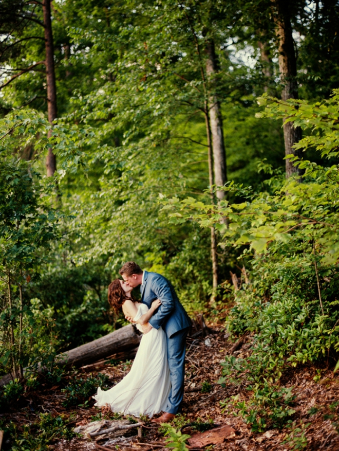 Gorgeous DIY lakeside wedding.