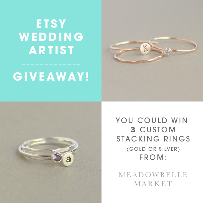 Etsy Wedding Artist Giveaway from Meadowbelle Market!