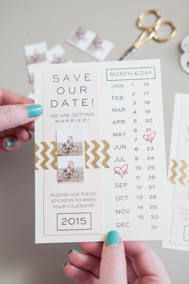 DIY - Instagram Save the Date invitations with Free printables!