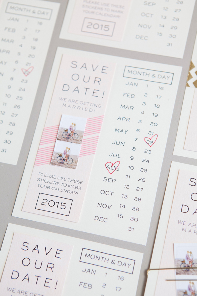 DIY - Instagram Save the Date invitations with Free printables!