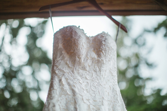 Beautiful lace Maggie Sottero wedding dress