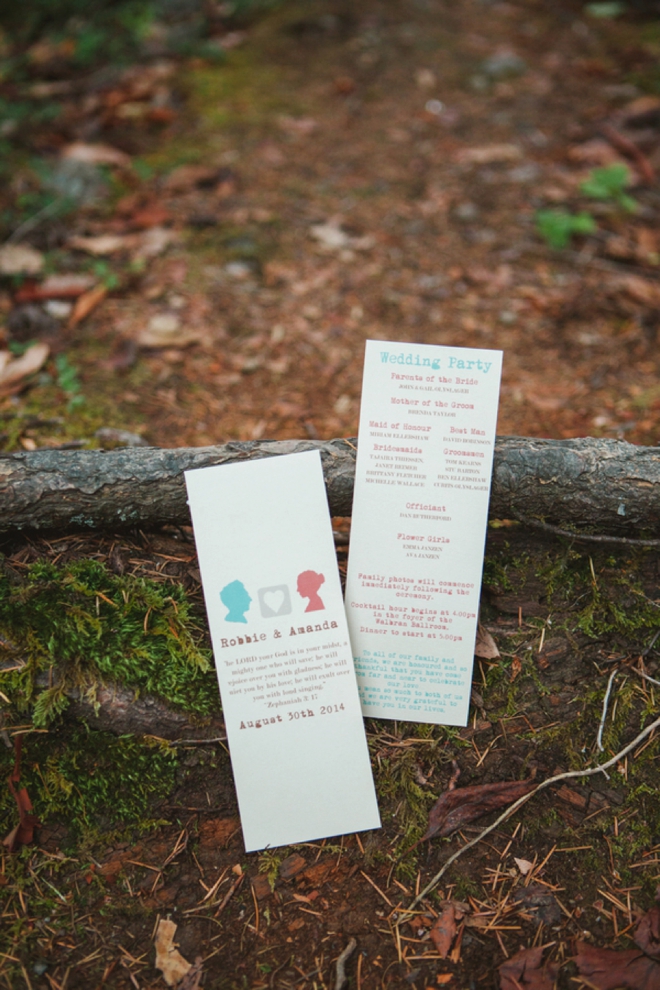 DIY ceremony programs