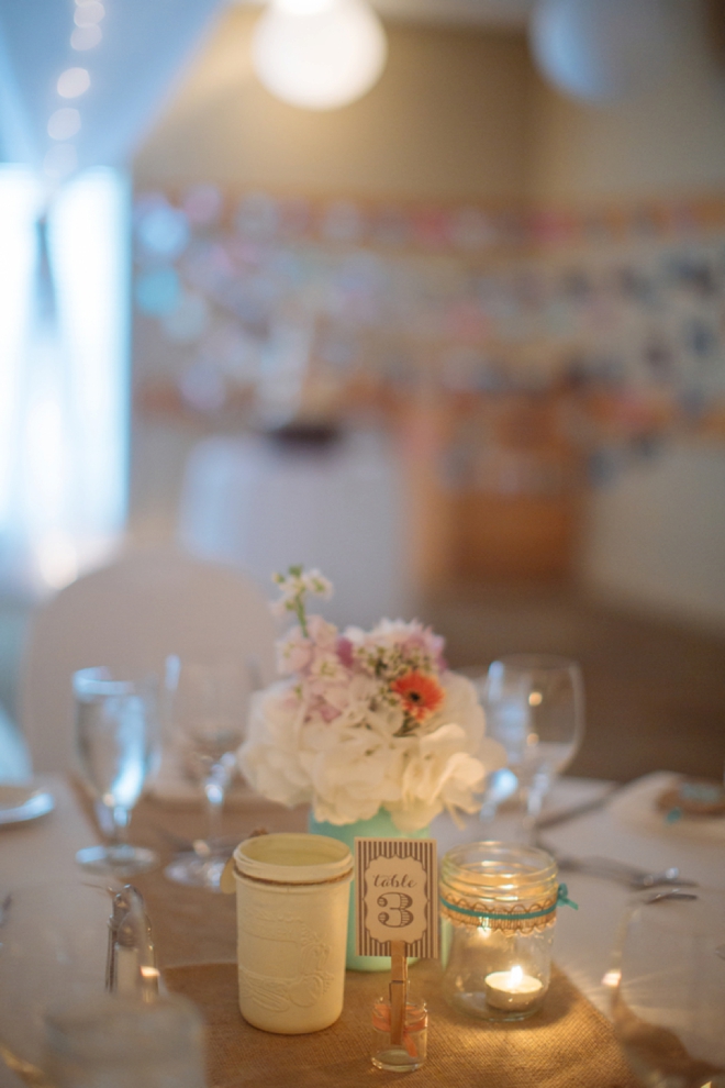 Lovely DIY (pink and mint) wedding at Tigh-Na-Mara Resort