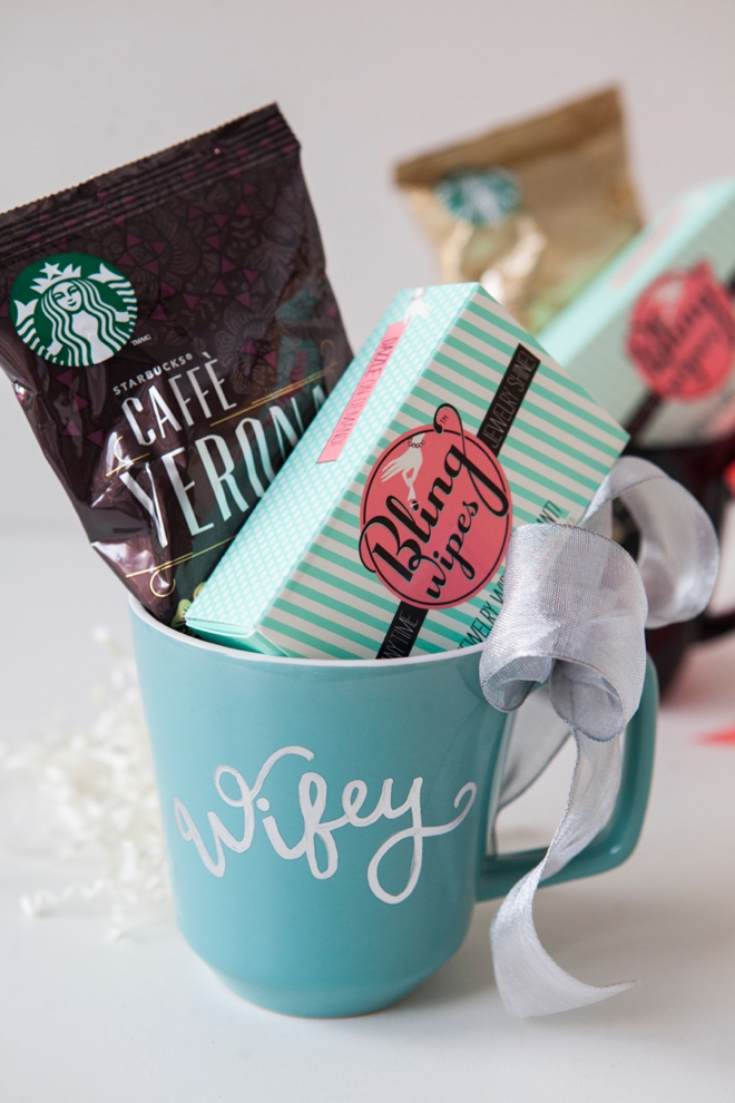DIY Sharpie Mug Engagement Gift!