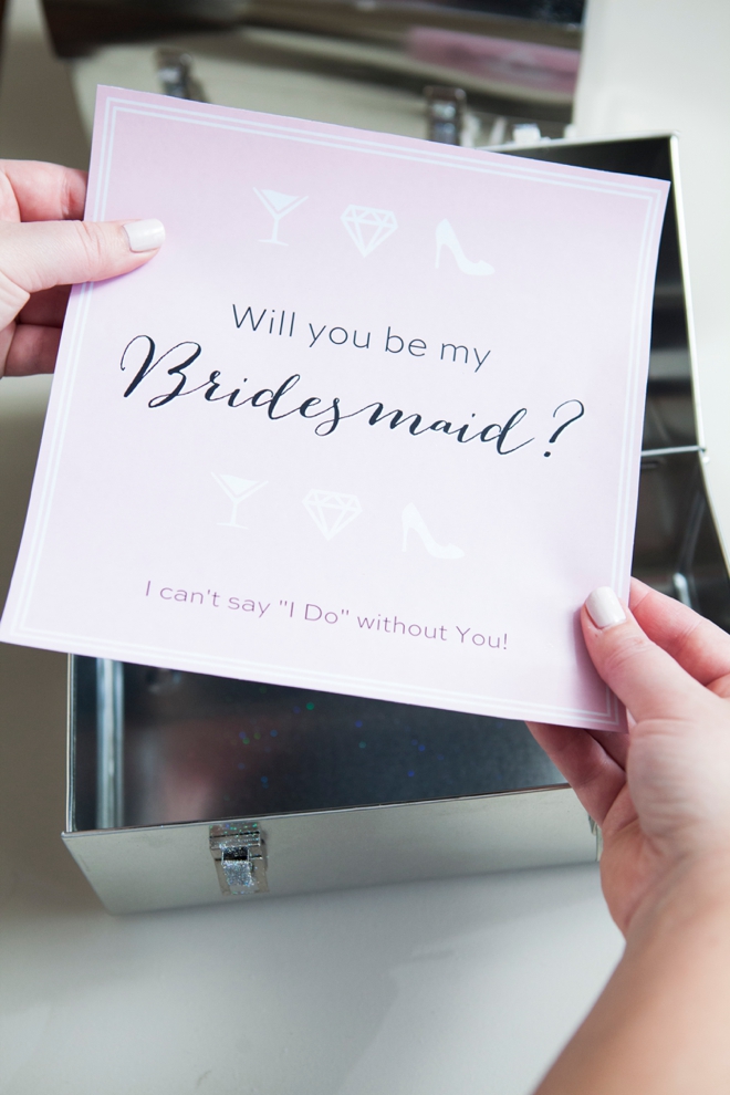 Will You Be My Bridesmaid? Lunch Box