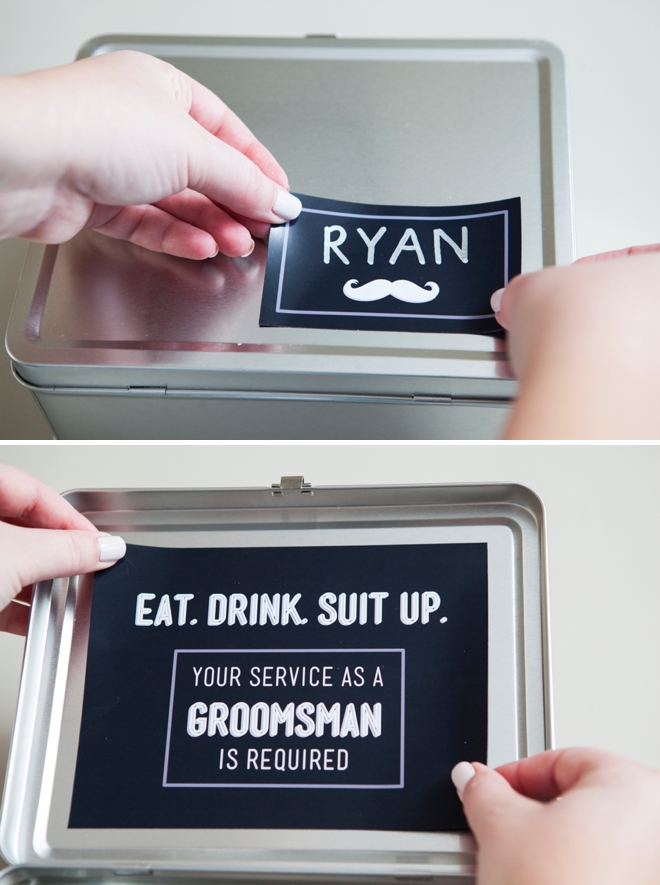 Will You Be My Groomsman? Lunch Box