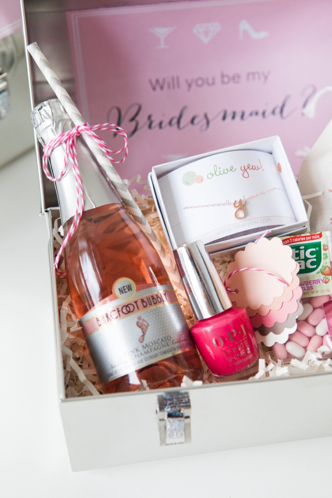 You have to see our latest "Will You be my Bridesmaid" idea!