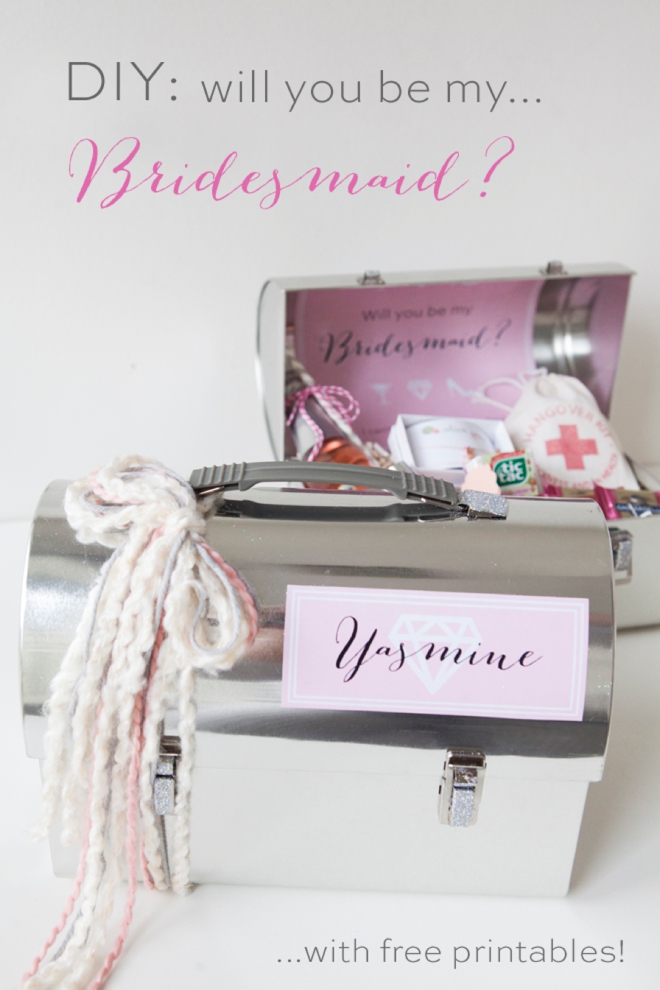 Will You Be My Bridesmaid? Lunch Box