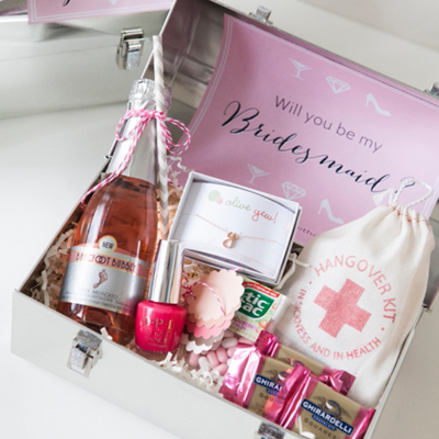 Will you be my bridesmaid lunch box