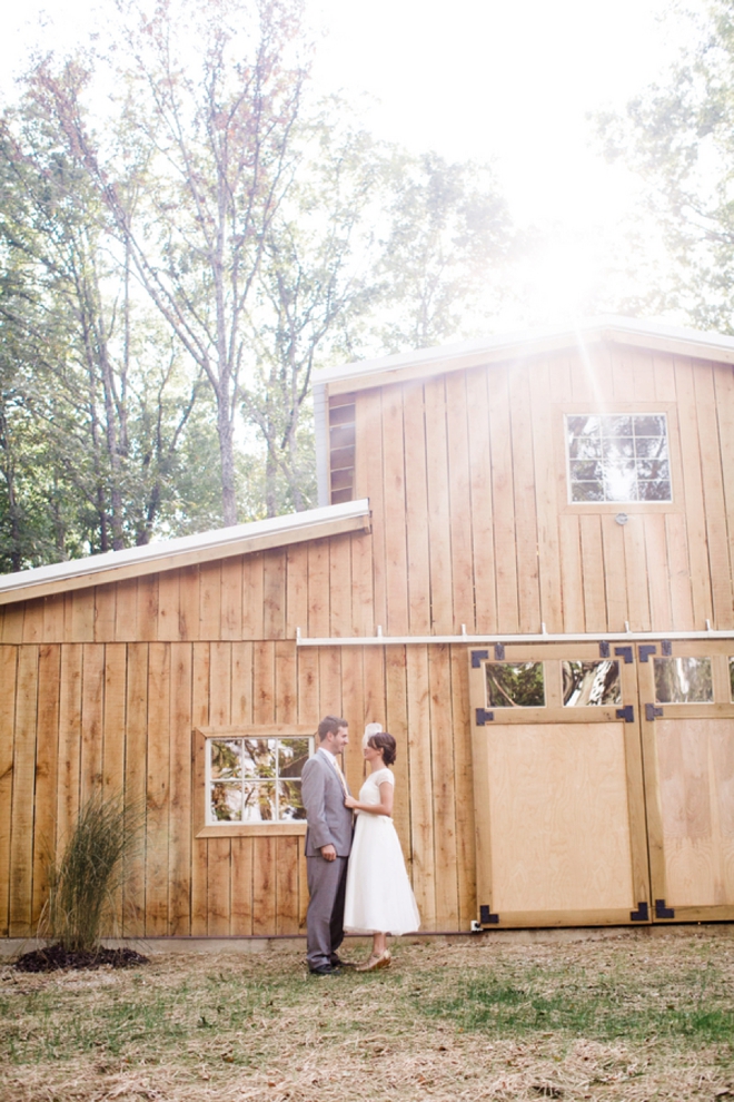 Lovely DIY barn wedding