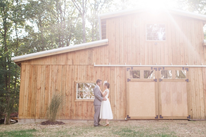 Lovely DIY barn wedding