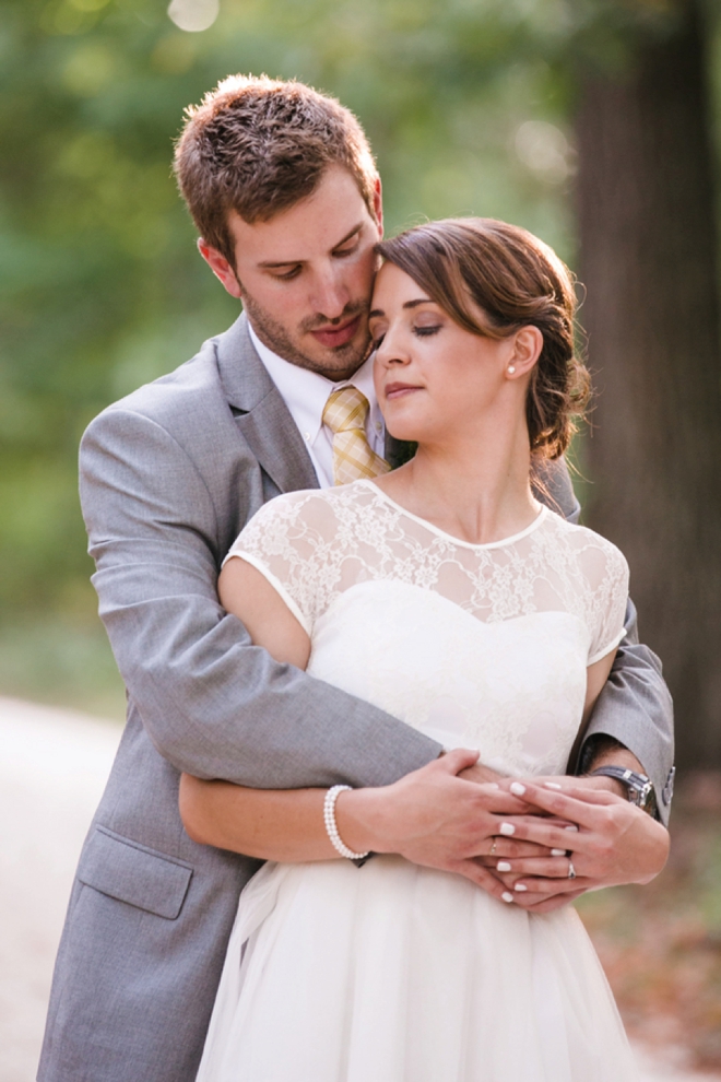 Bride and groom portrait