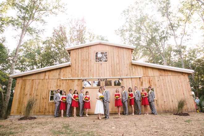 Lovely DIY barn wedding