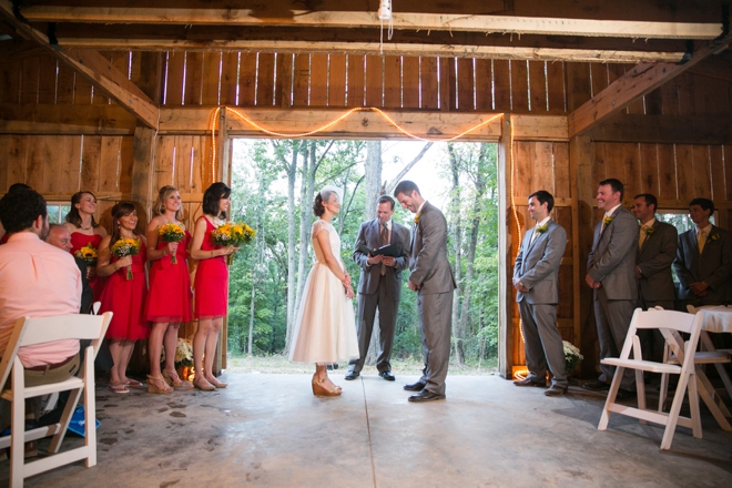 Lovely DIY barn wedding