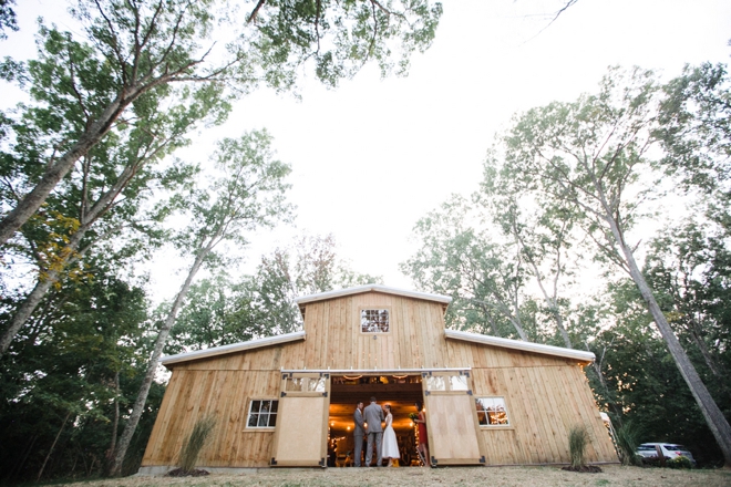 Lovely DIY barn wedding