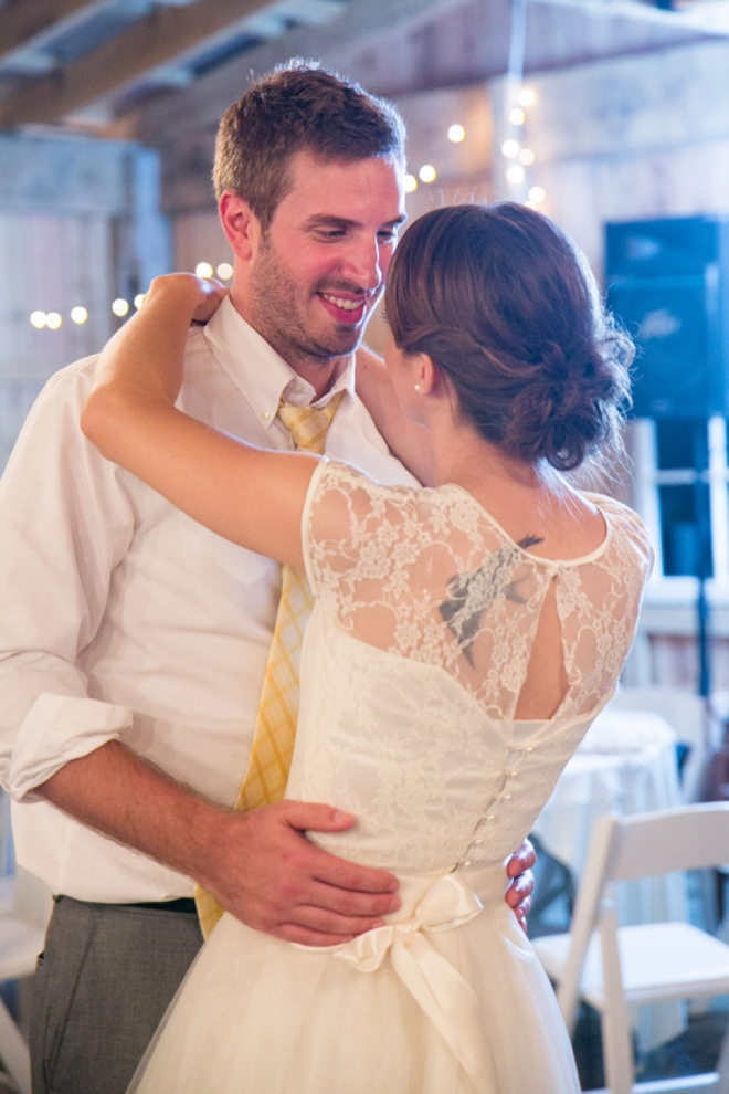 Lovely DIY barn wedding